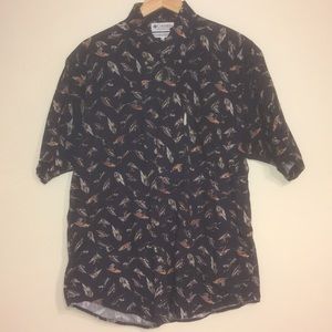 Columbia button up fly shirt